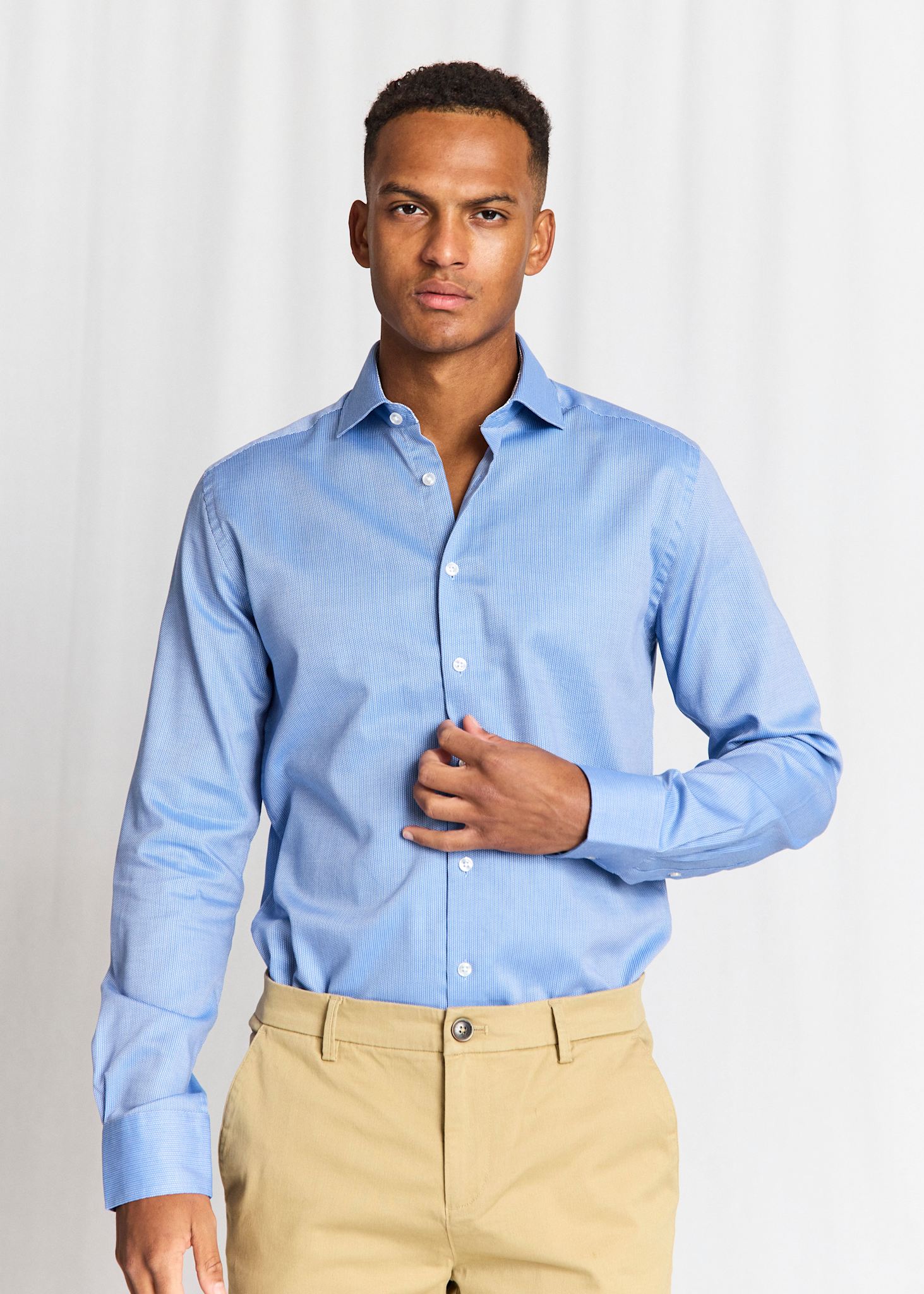 BS Urban Slim Fit Shirt - Blue