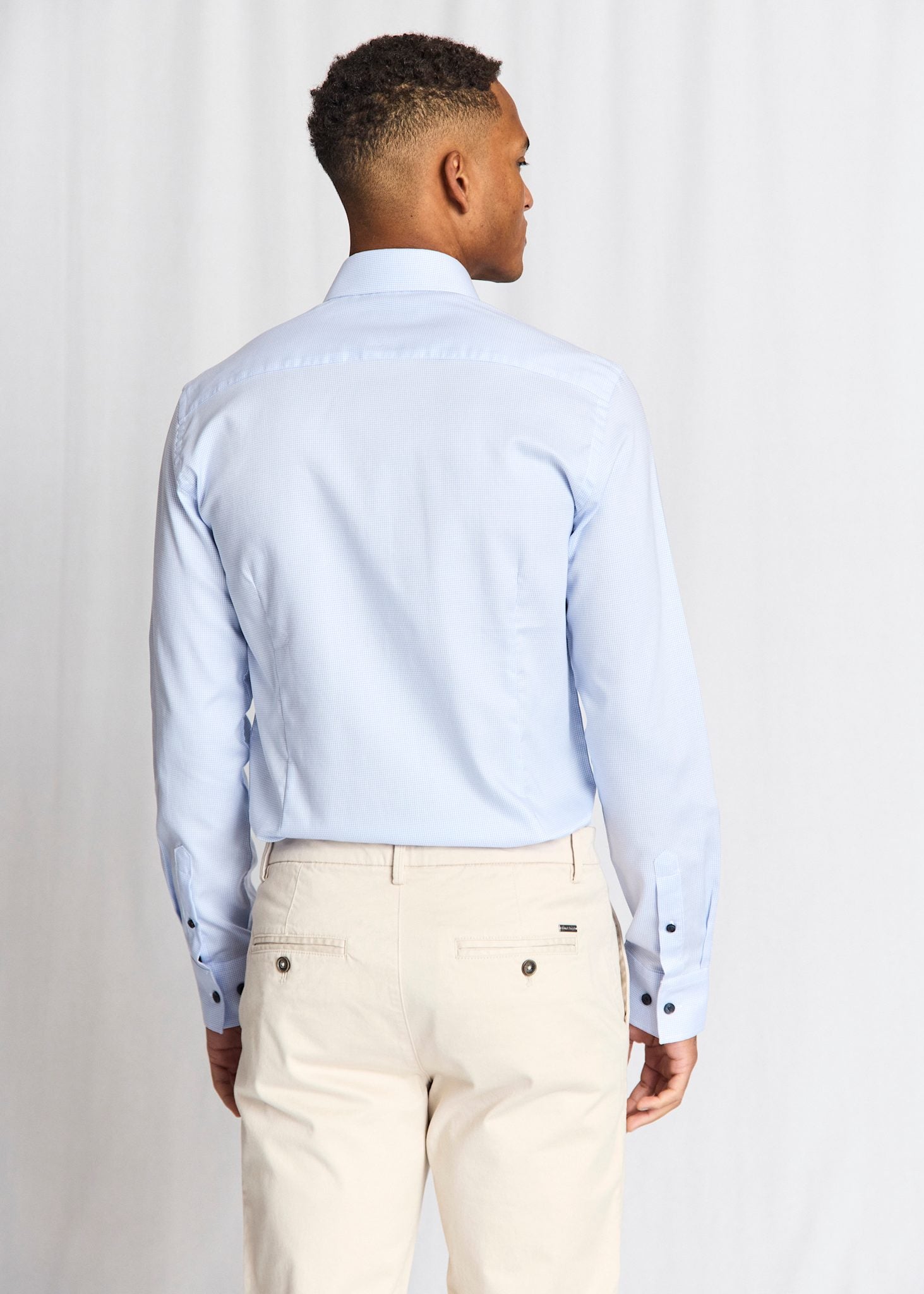 BS Ugalde Slim Fit Shirt - Light Blue