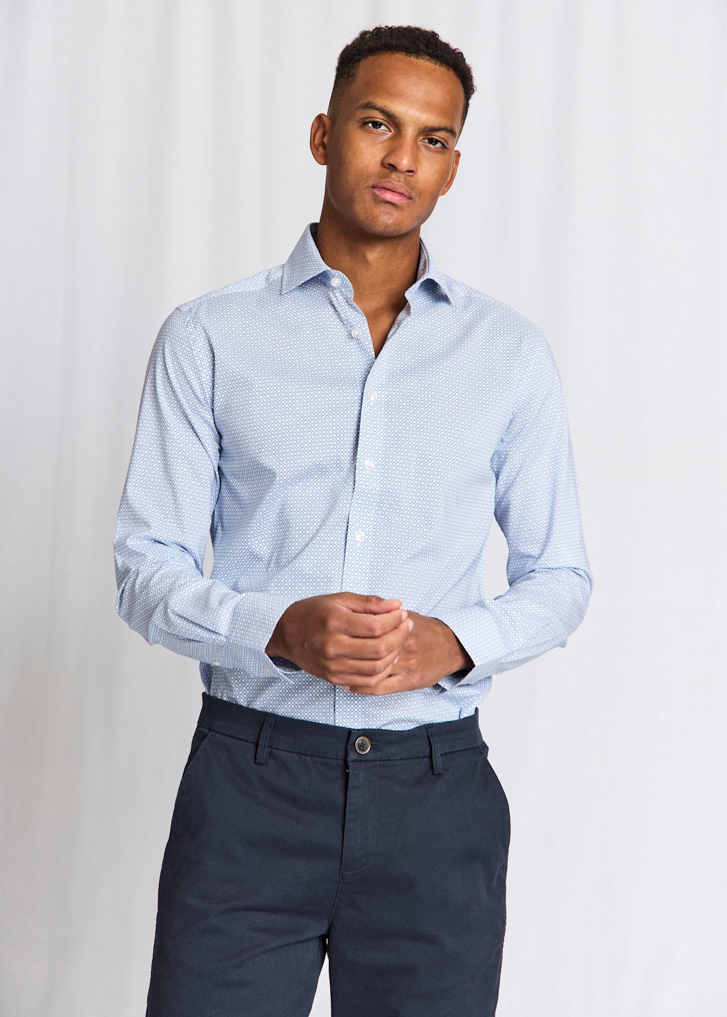 BS Marsenic Slim Fit Shirt - Blue