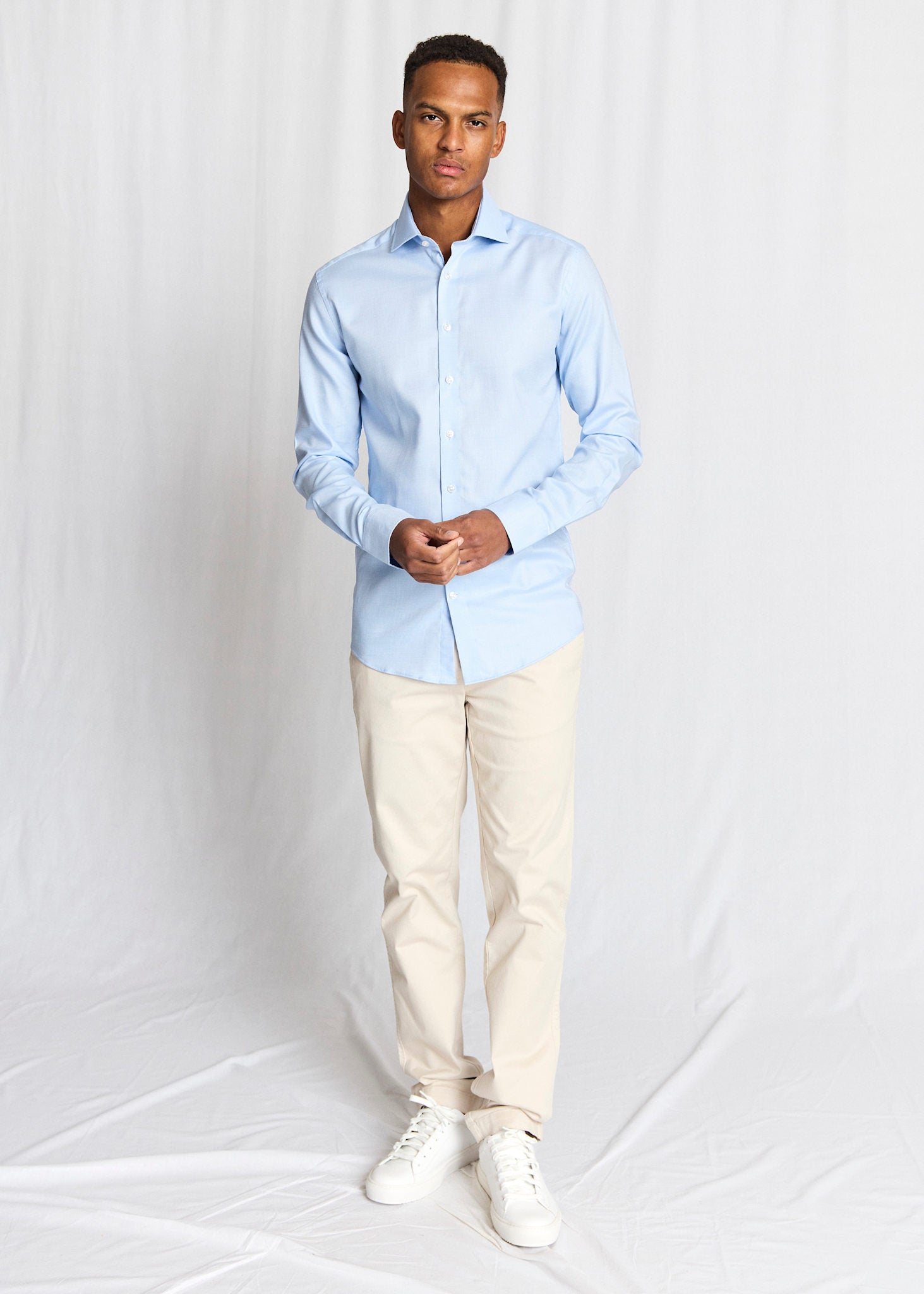 BS Borut Slim Fit Shirt - Light Blue