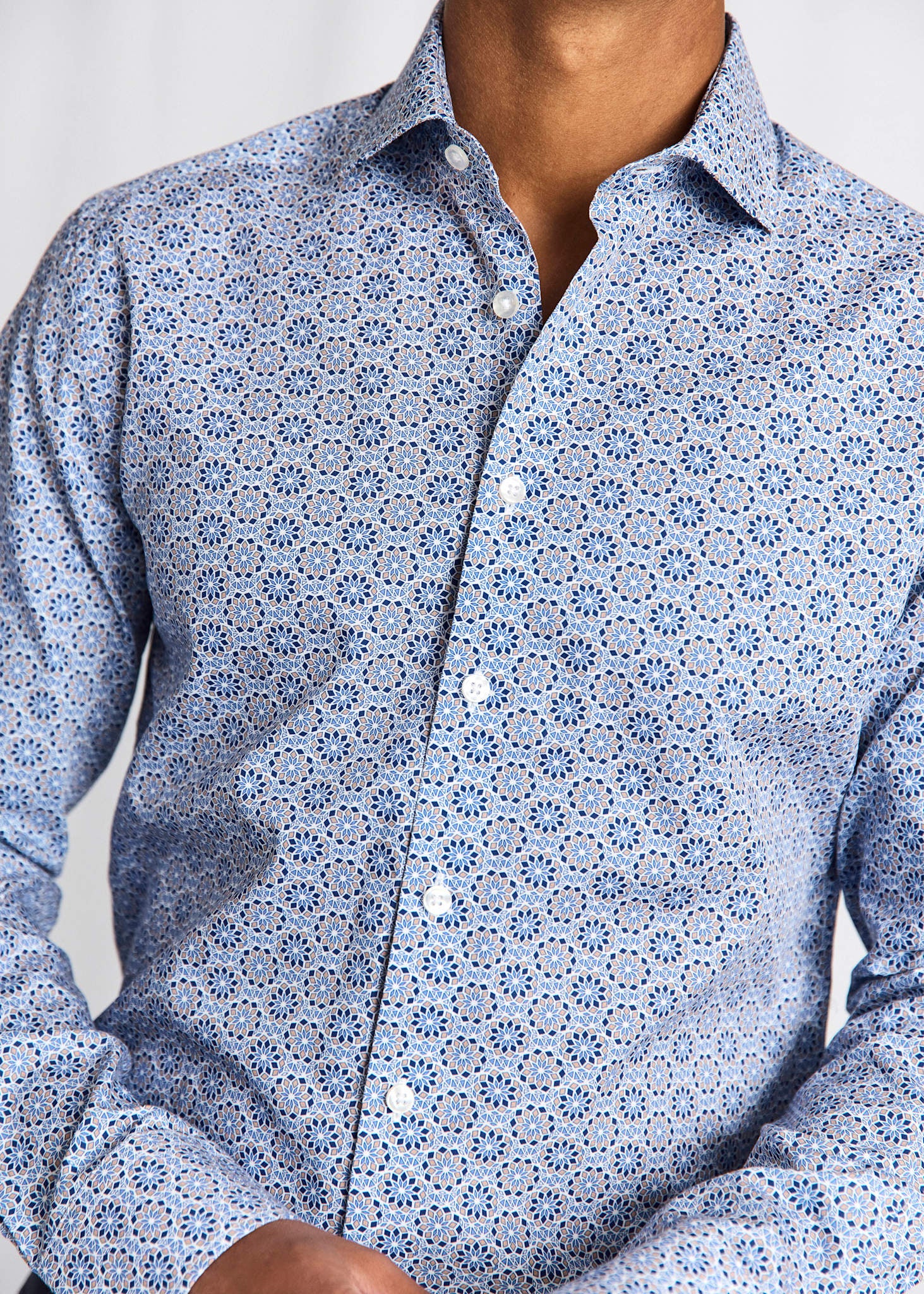 BS Abutovic Slim Fit Shirt - Blue