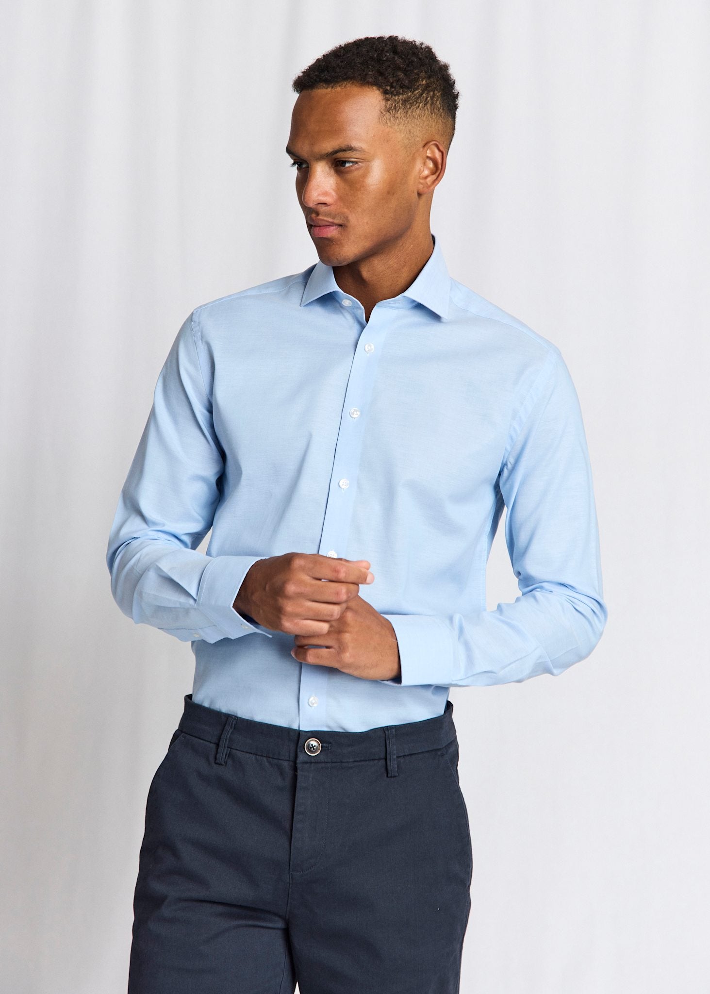 BS Cindrik Slim Fit Shirt - Light Blue