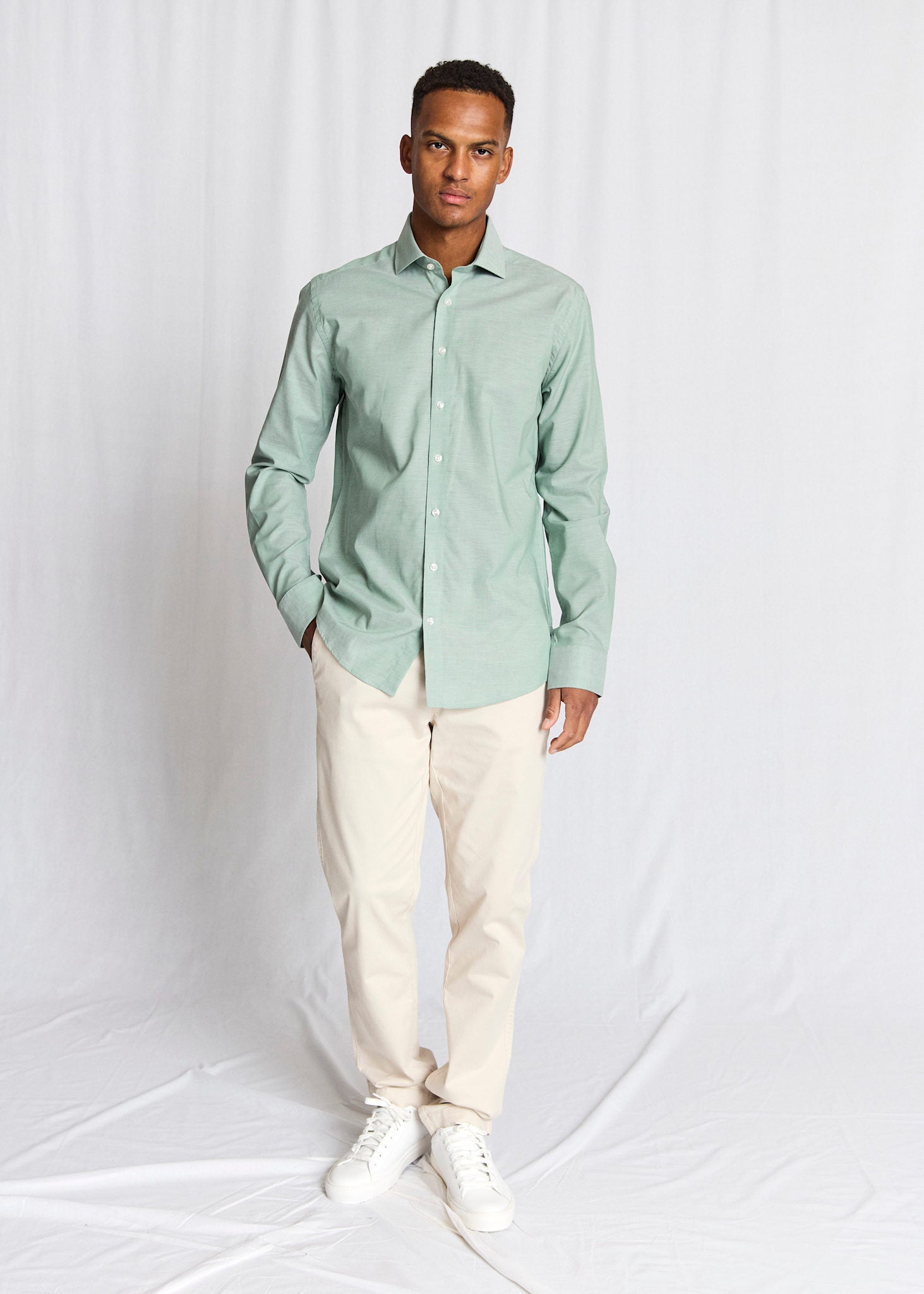 BS Jorge Slim Fit Shirt - Green