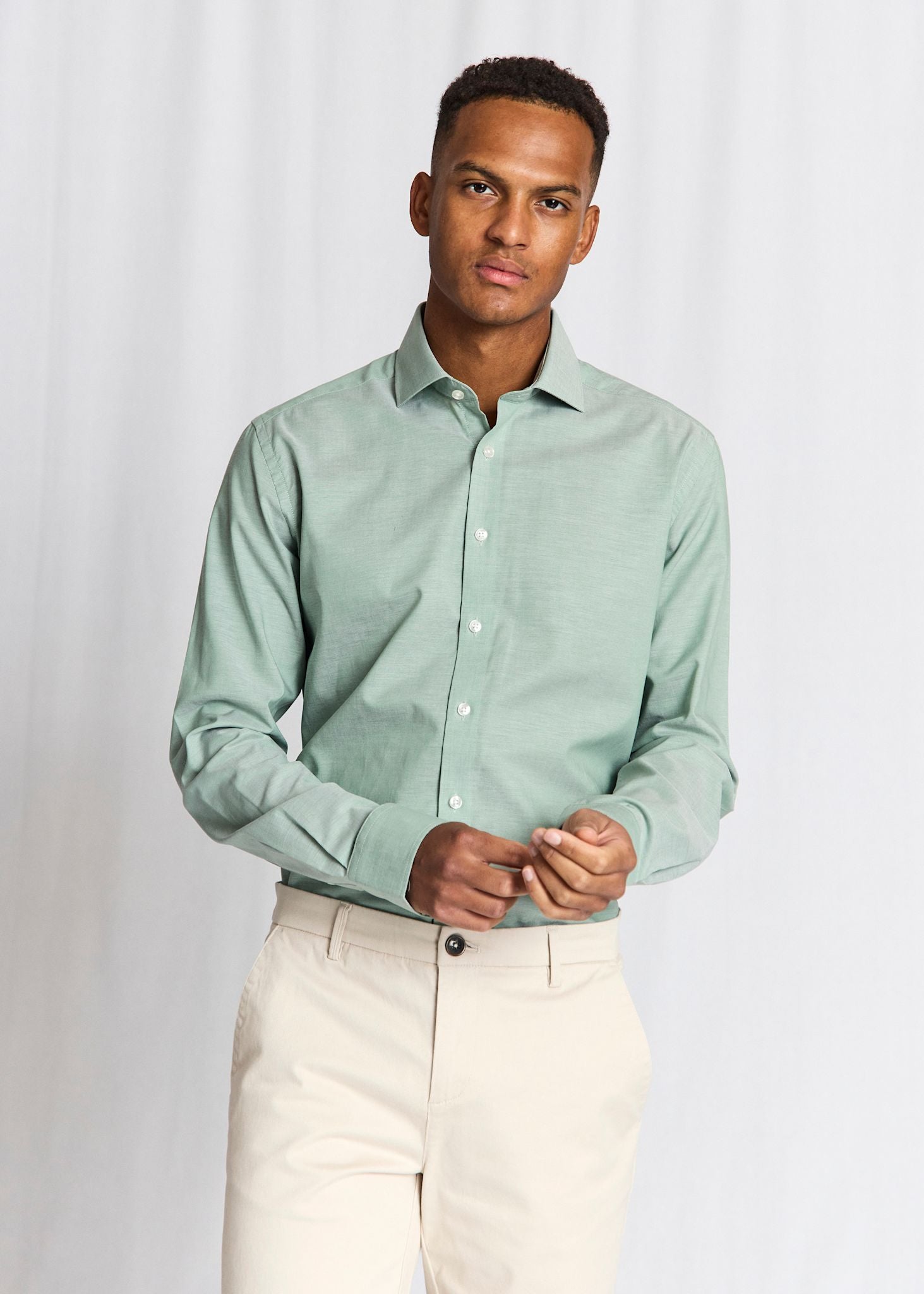 BS Jorge Slim Fit Shirt - Green