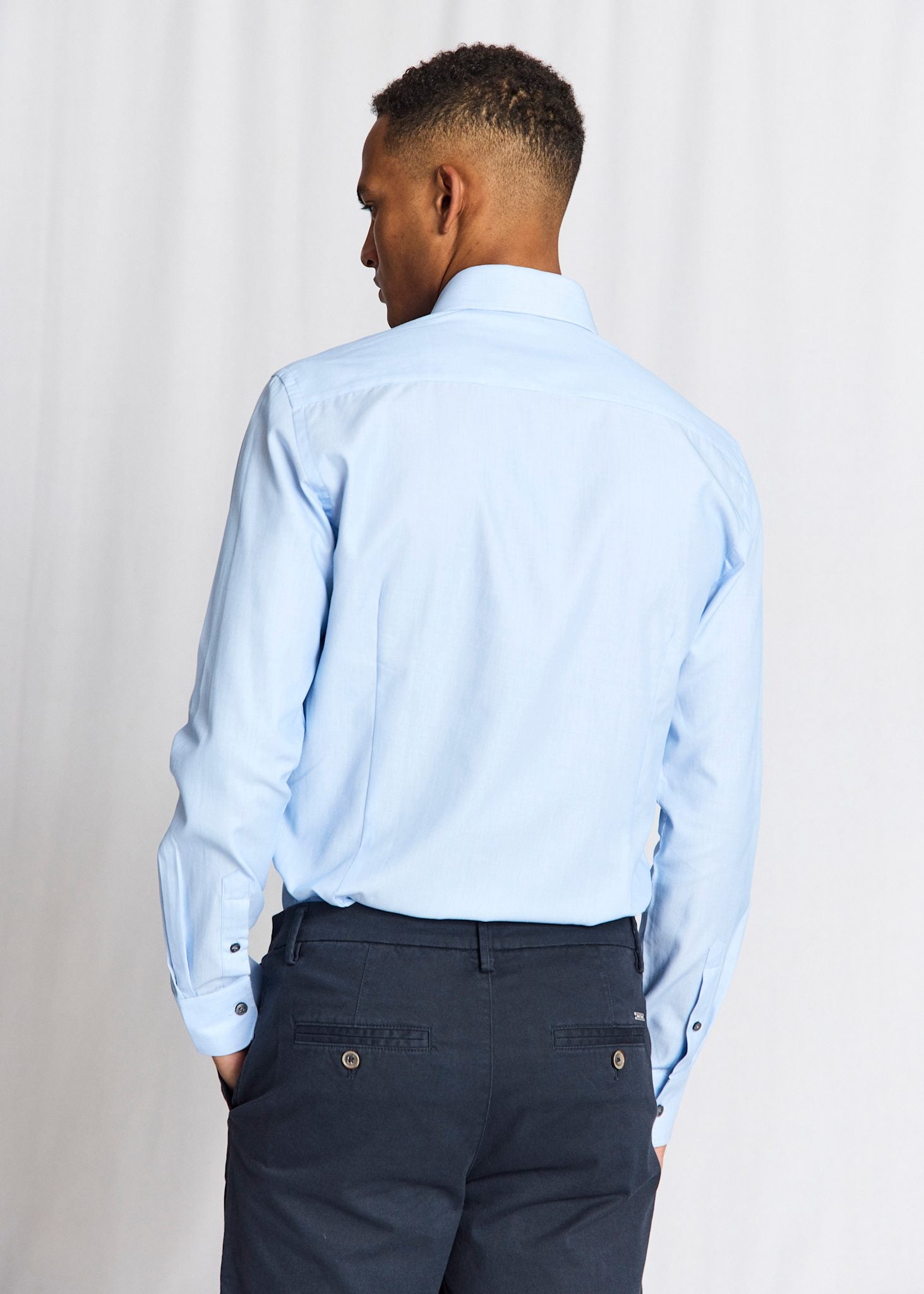 BS Sliskovic Slim Fit Shirt - Light Blue