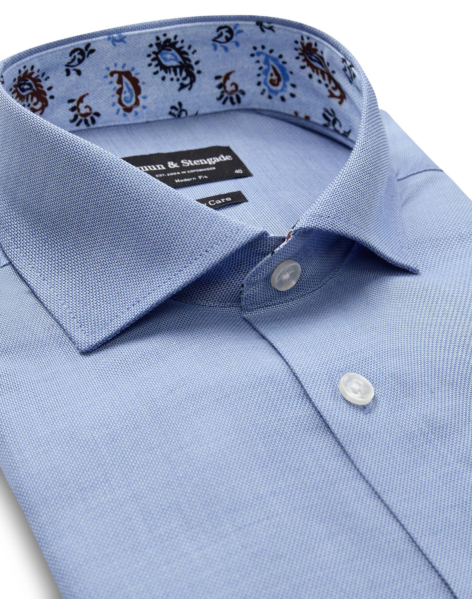 BS Gilberto Modern Fit Shirt - Blue
