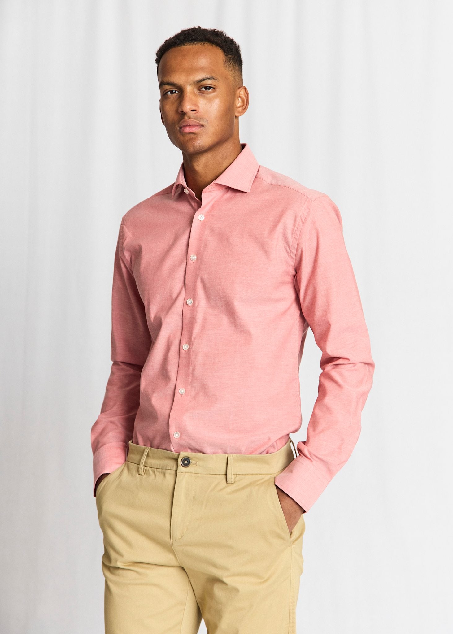 BS Harald Modern Fit Shirt - Dusty Clay
