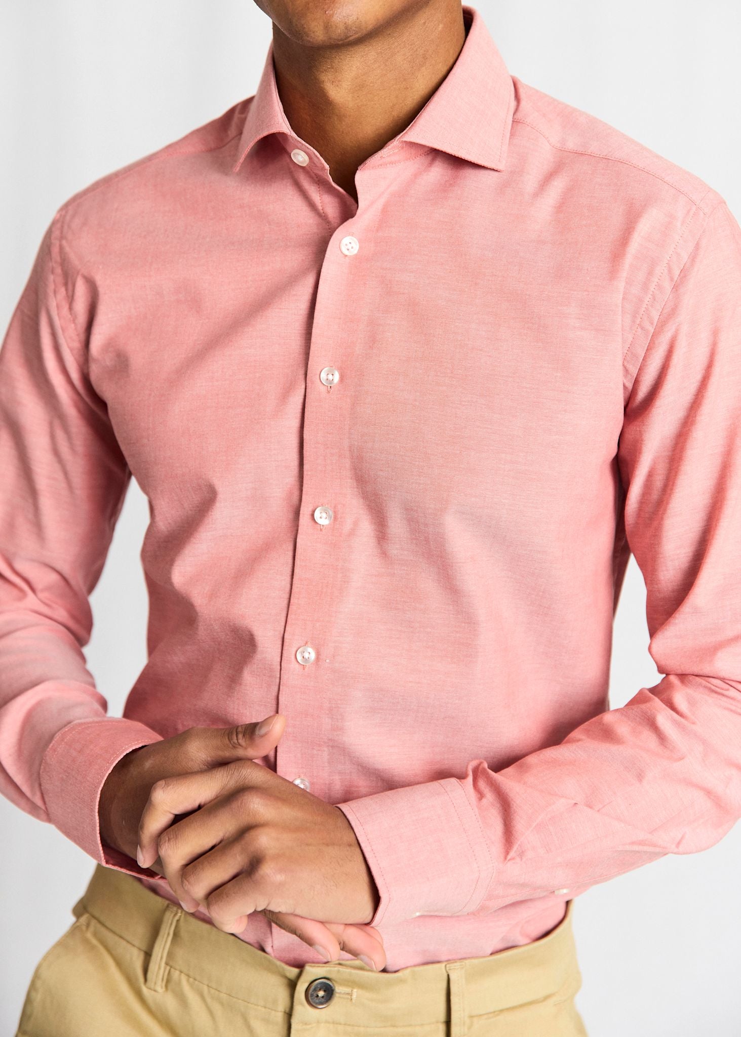 BS Harald Modern Fit Shirt - Dusty Clay