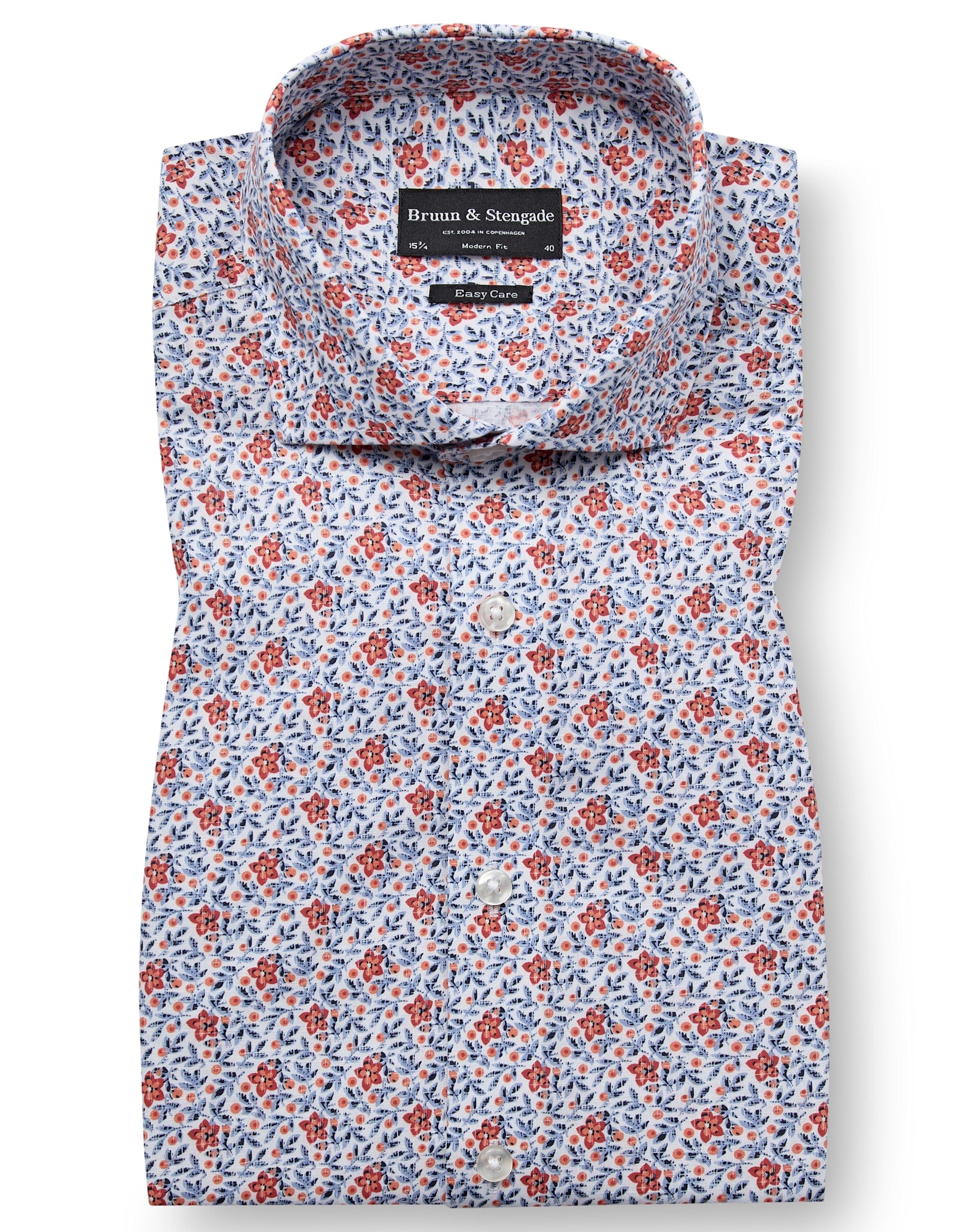 BS Jallouz Modern Fit Shirt - Orange