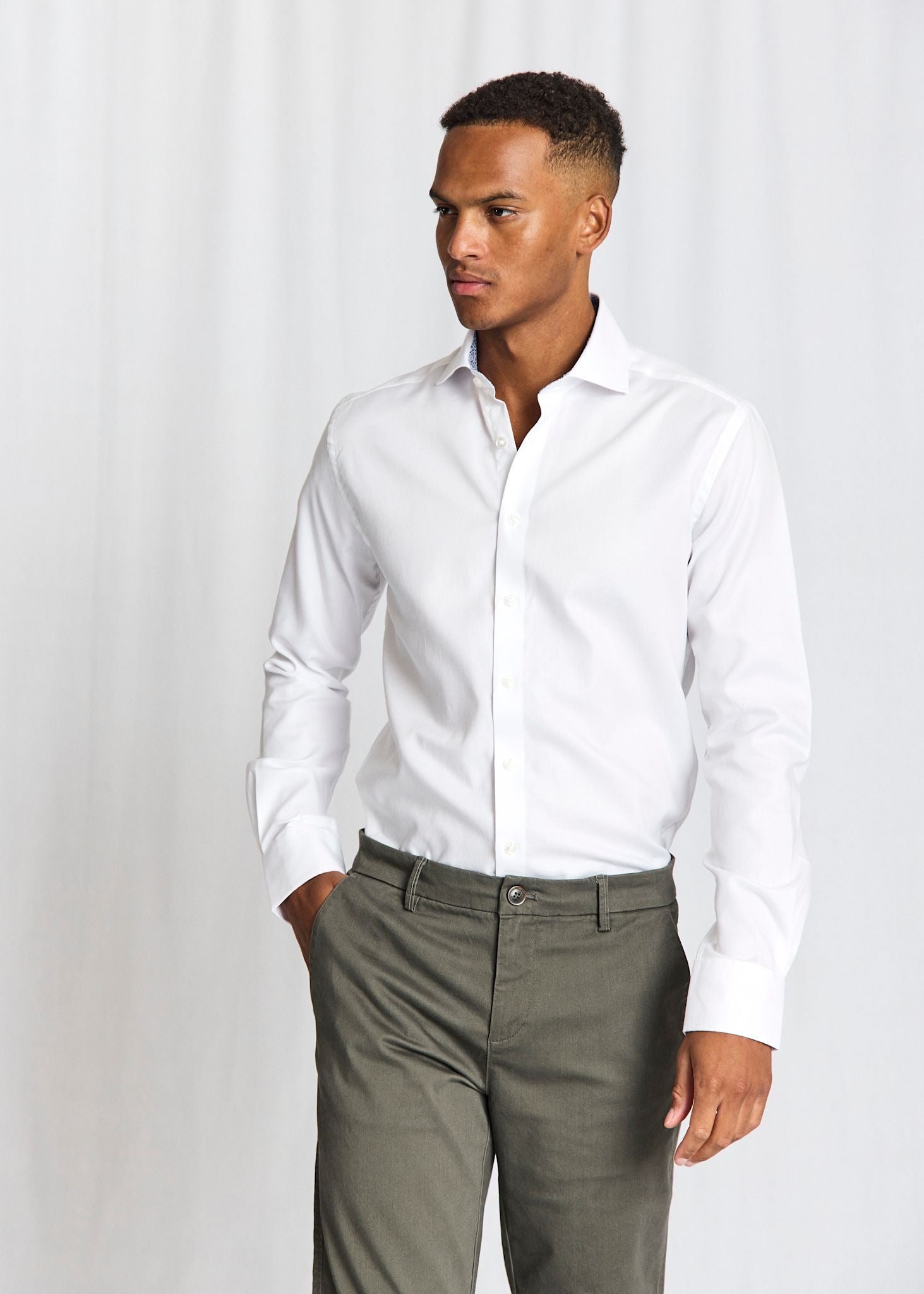 BS Kohlbacher Modern Fit Shirt - White