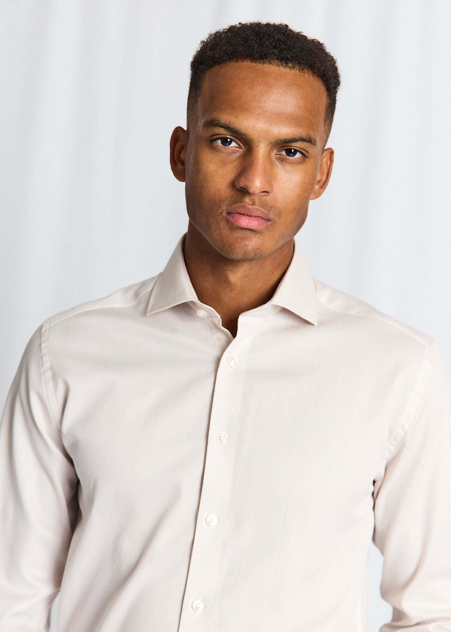 BS Lesjak Modern Fit Shirt - Beige