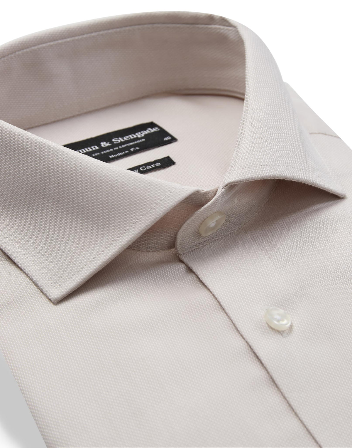 BS Lesjak Modern Fit Shirt - Beige