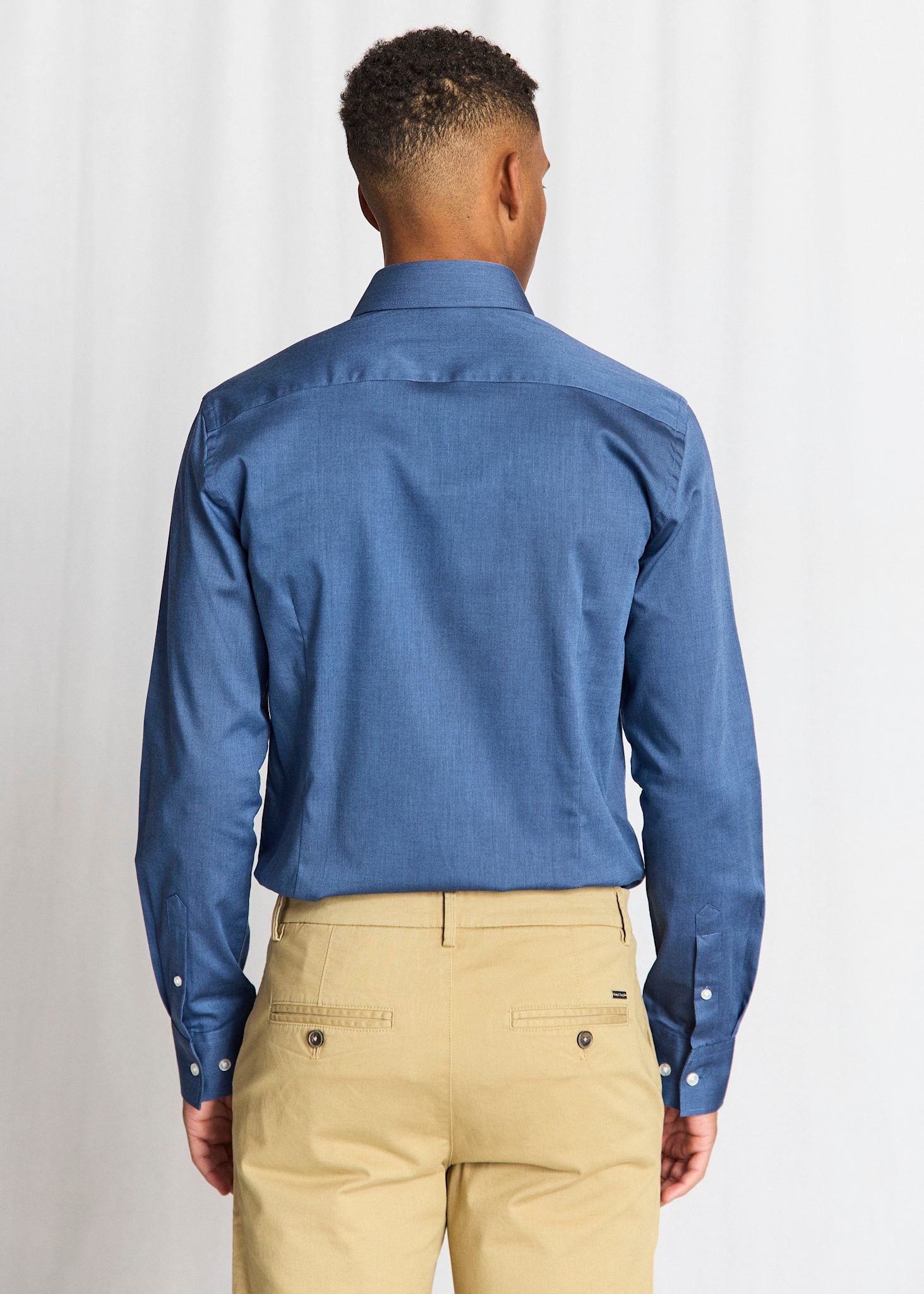 BS Viran Modern Fit Shirt - Dark Blue