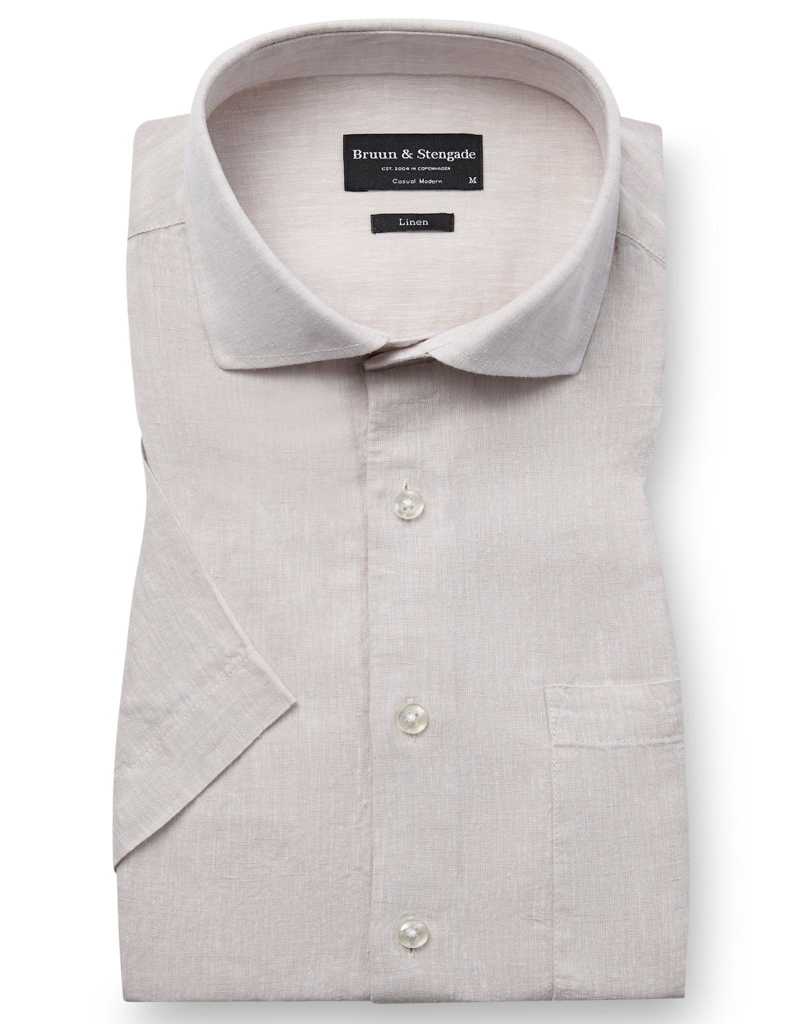 BS Bardet Casual Modern Fit Shirt - Beige
