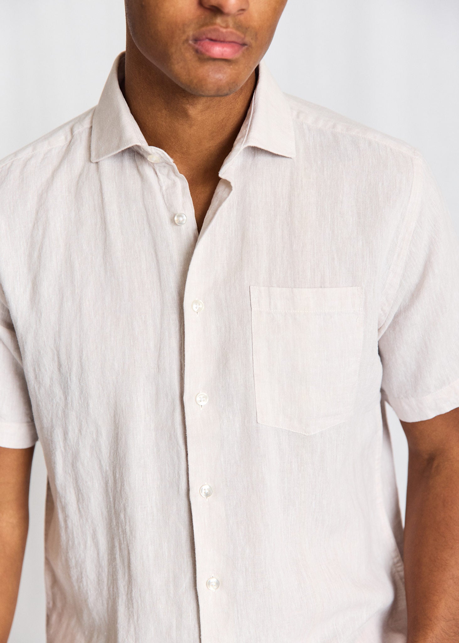 BS Bardet Casual Modern Fit Shirt - Beige