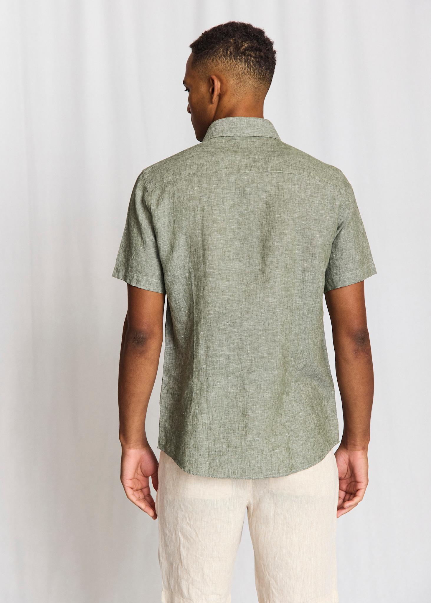 BS Bardet Casual Modern Fit Shirt - Green