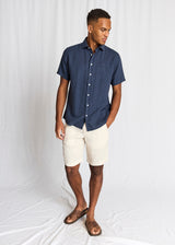 BS Bardet Casual Modern Fit Shirt - Navy
