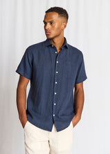 BS Bardet Casual Modern Fit Shirt - Navy
