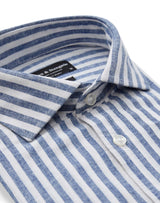 BS Rubio Casual Modern Fit Shirt - Blue/White