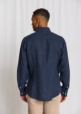 BS Tahaka Casual Modern Fit Shirt - Navy
