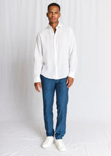 BS Tahaka Casual Modern Fit Shirt - White