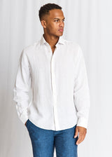 BS Tahaka Casual Modern Fit Shirt - White