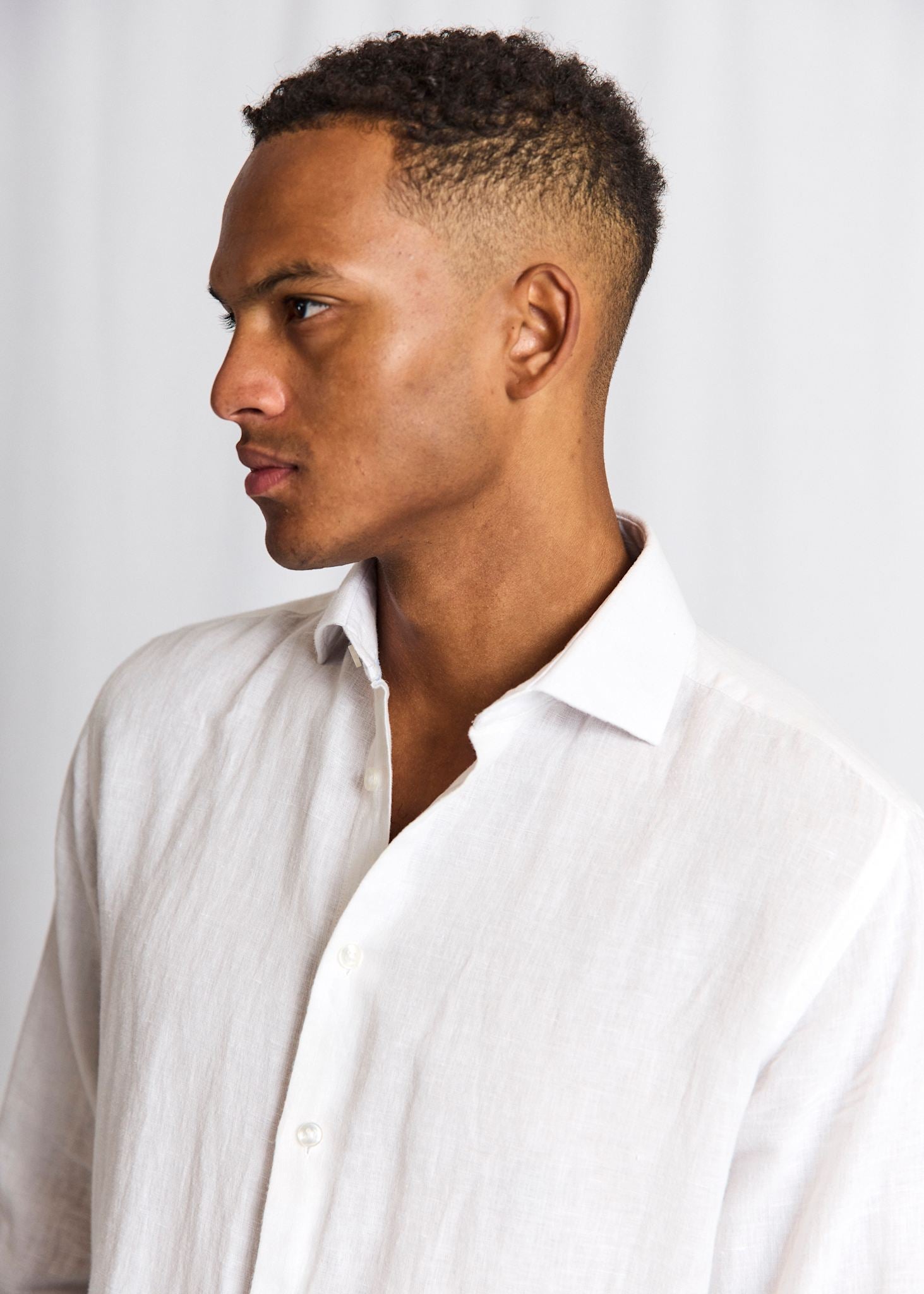 BS Tahaka Casual Modern Fit Shirt - White