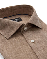 BS Tahaka Casual Modern Fit Shirt - Brown