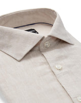 BS Tahaka Casual Modern Fit Shirt - Sand