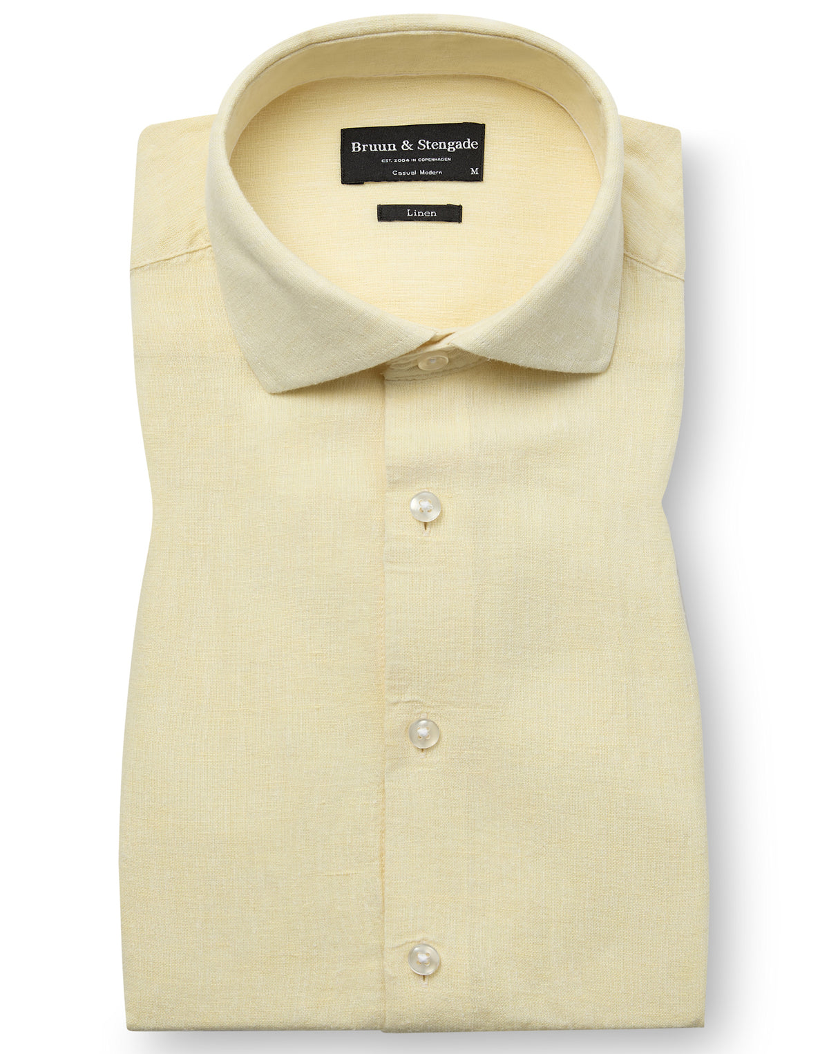 BS Tahaka Casual Modern Fit Shirt - Yellow