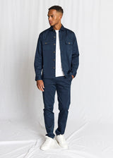BS Rocco Regular Fit Overshirt - Navy