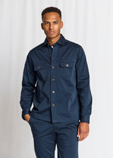 BS Rocco Regular Fit Overshirt - Navy