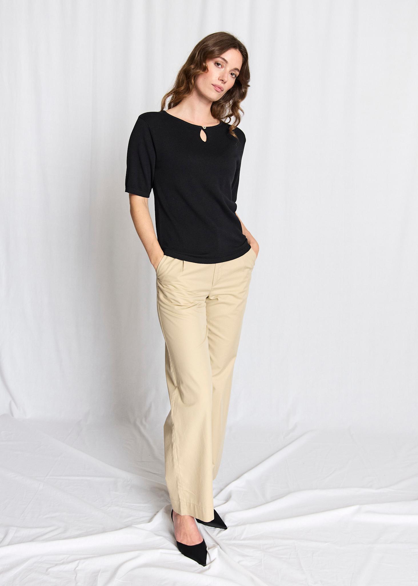 BS Francesca  Regular Fit T-Shirt - Black