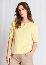 BS Francesca  Regular Fit T-Shirt - Dusty Yellow