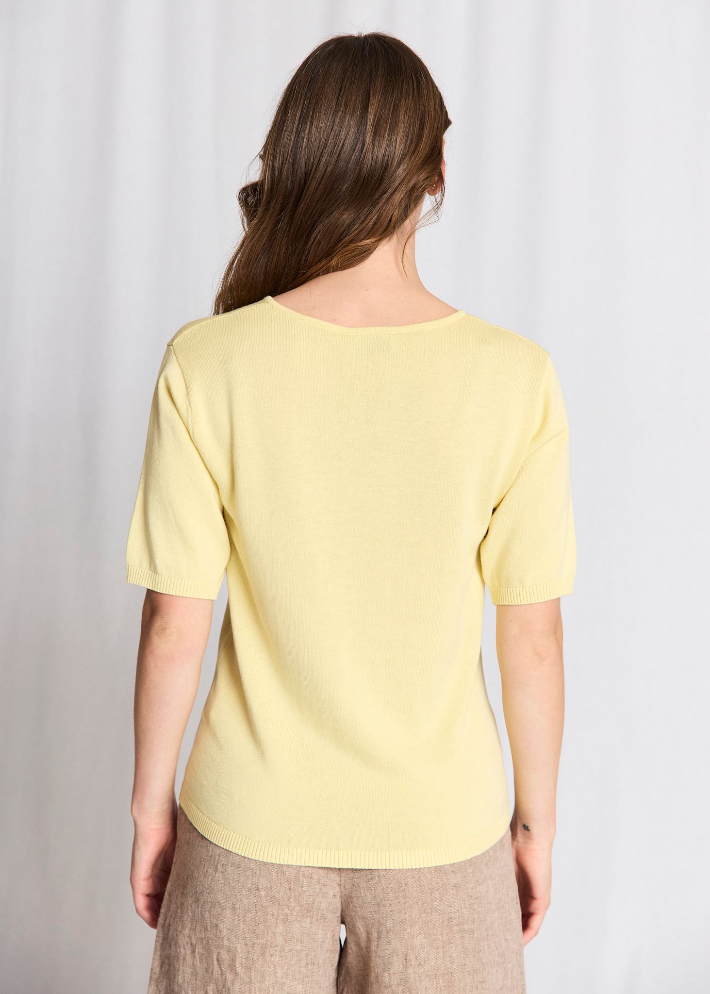 BS Francesca  Regular Fit T-Shirt - Dusty Yellow