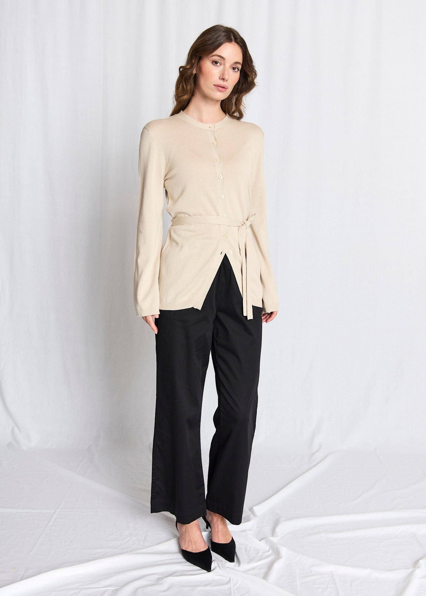 BS Florentina Regular Fit Knitwear  - Oyster Gray