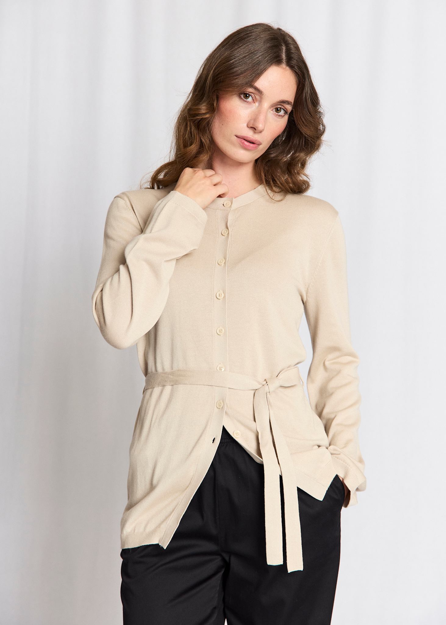 BS Florentina Regular Fit Knitwear  - Oyster Gray
