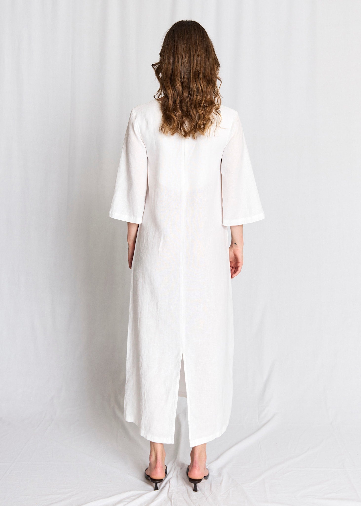 BS Kairah Regular Fit Dress  - White