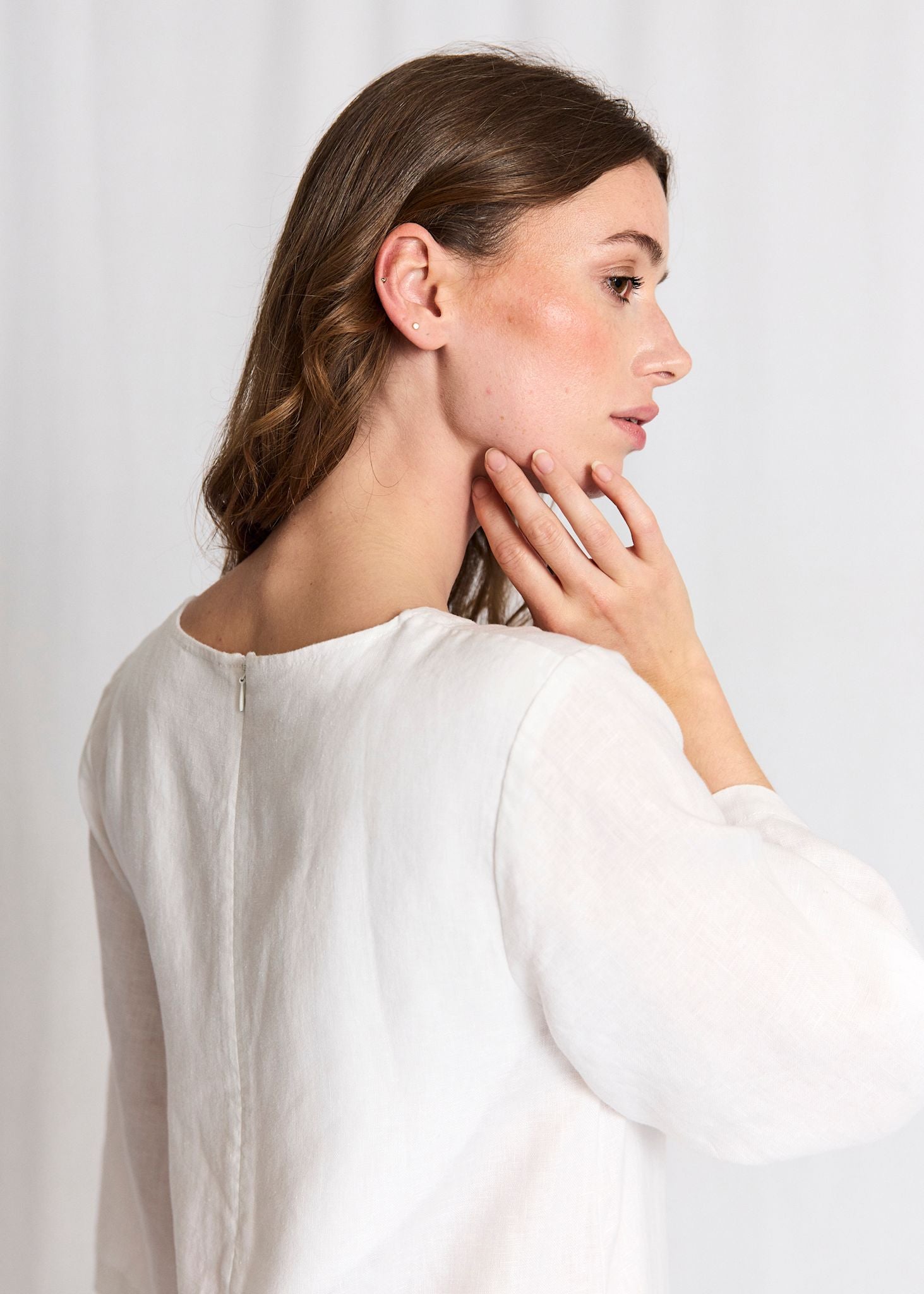 BS Kairah Regular Fit Dress  - White