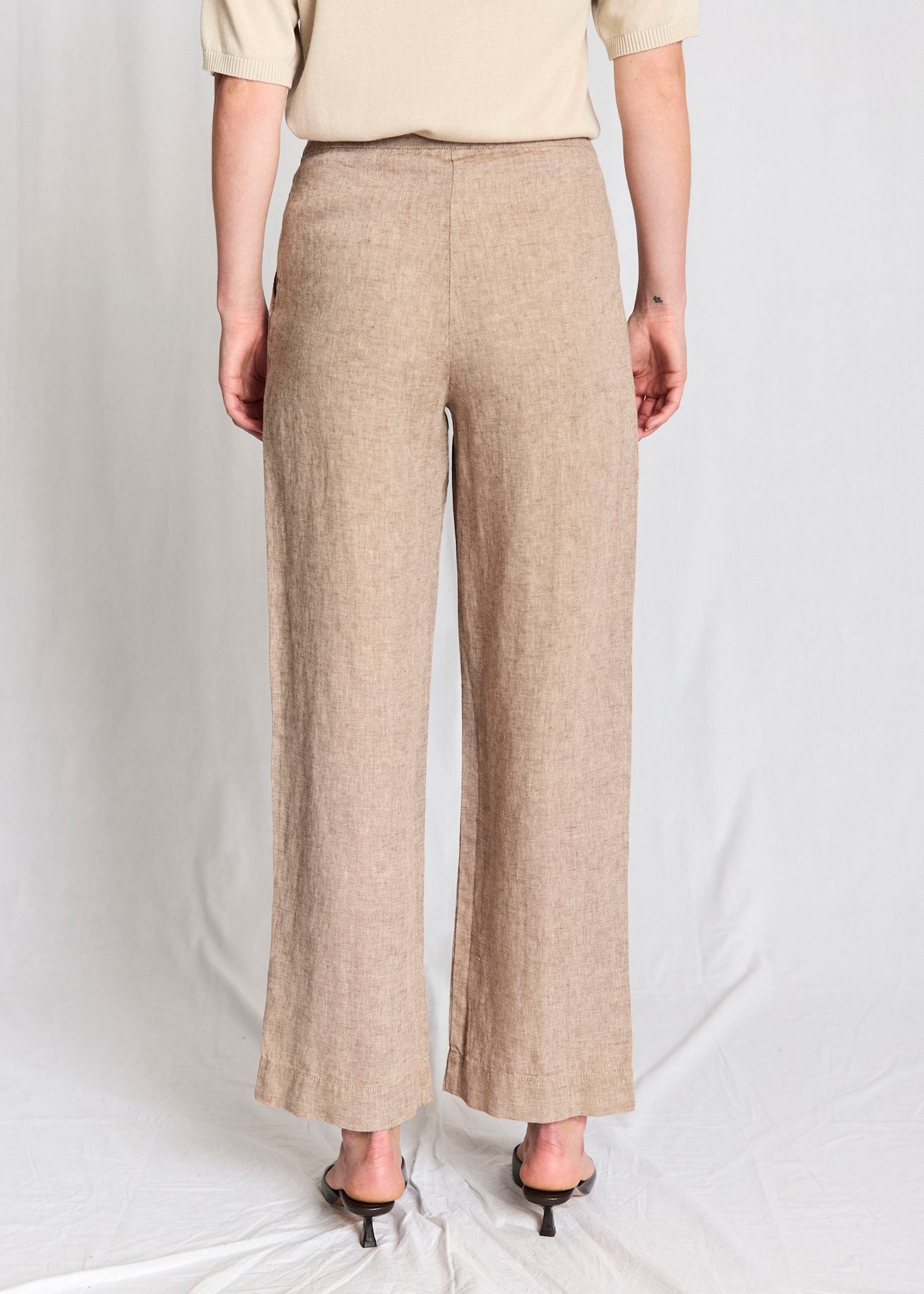 BS Ines Regular Fit Pants  - Brown