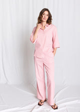 BS Rosetta Regular Fit Pants  - Lipstick Red/White