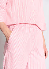 BS Rosetta Regular Fit Pants  - Lipstick Red/White