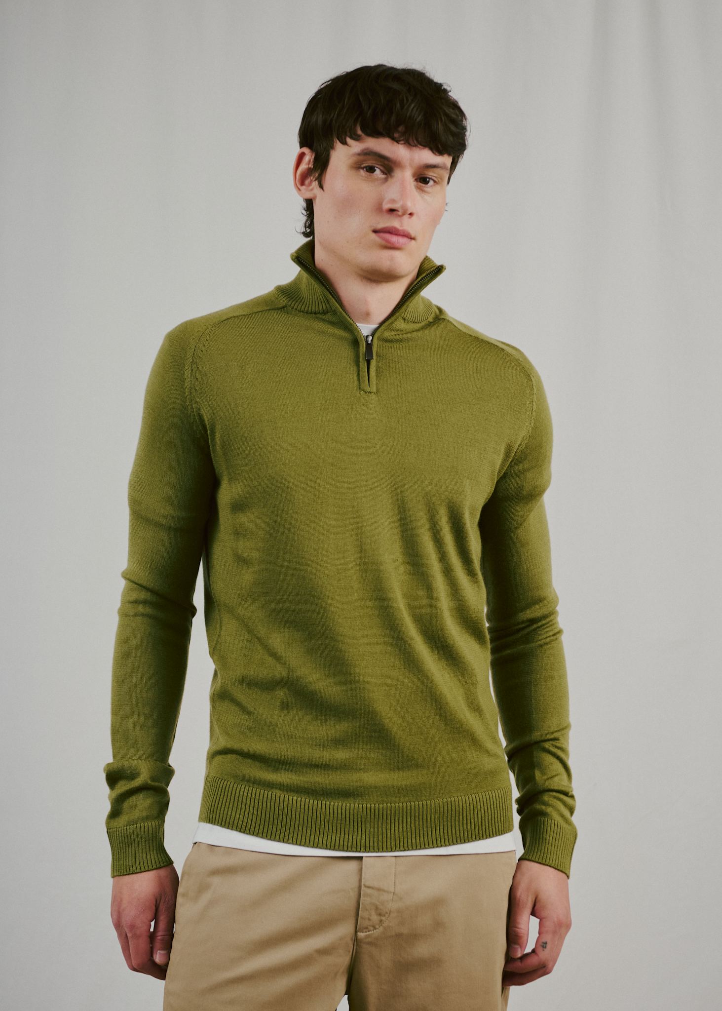 BS Pelle Regular Fit Knitwear - Bright Green