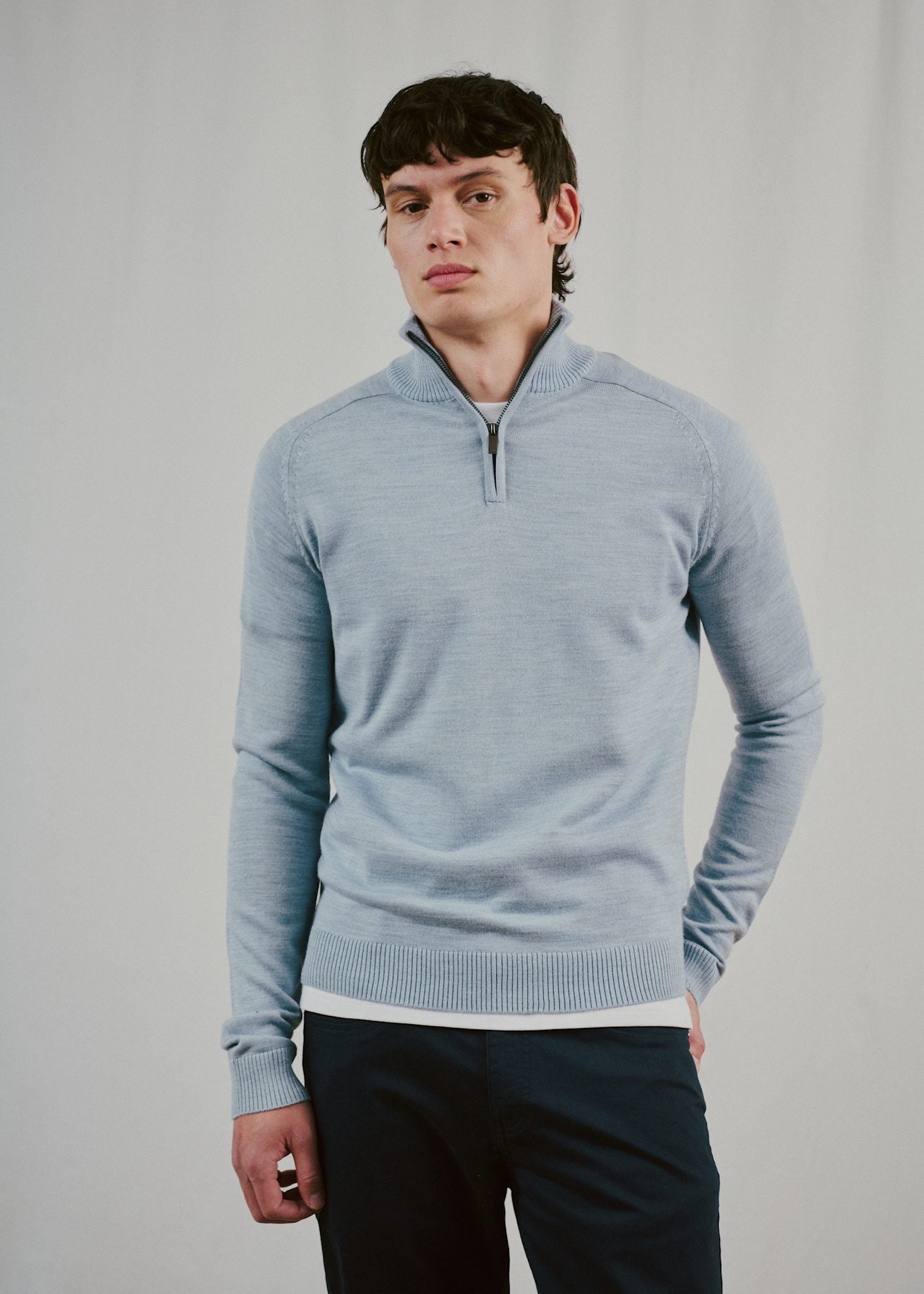 BS Pelle Regular Fit Knitwear - Light Blue