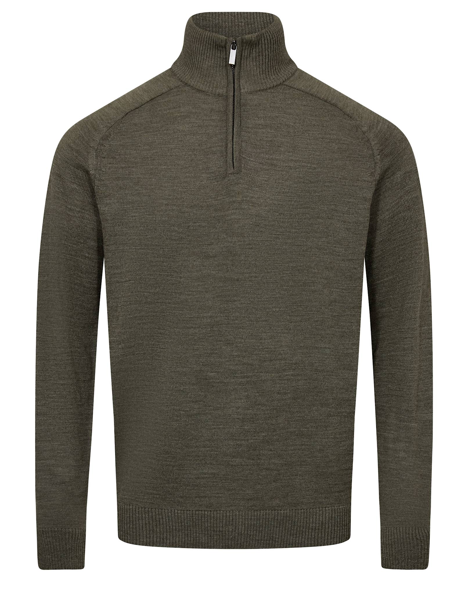BS Pelle Regular Fit Knitwear - Olive