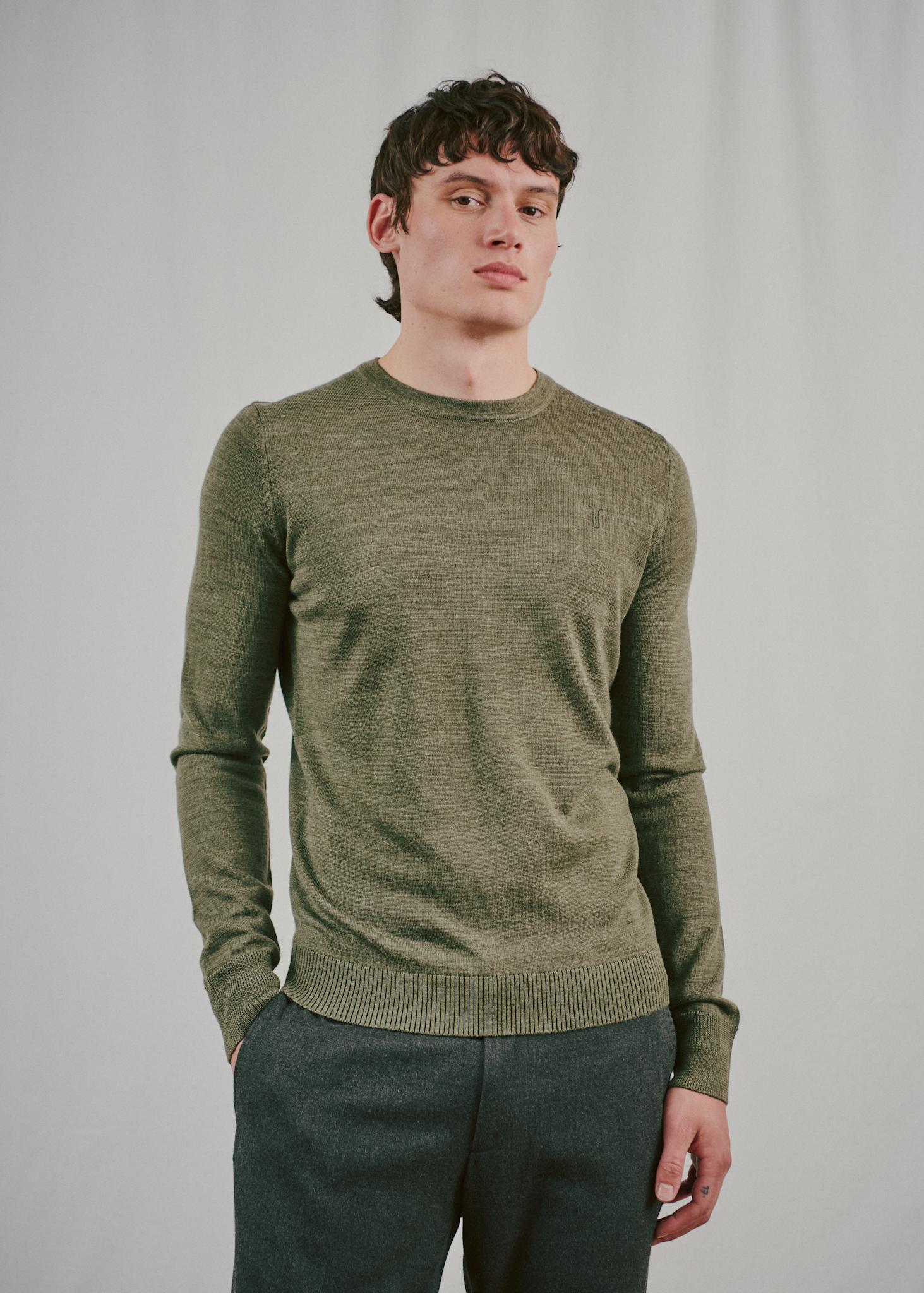 BS Jupiter Regular Fit Knitwear - Olive