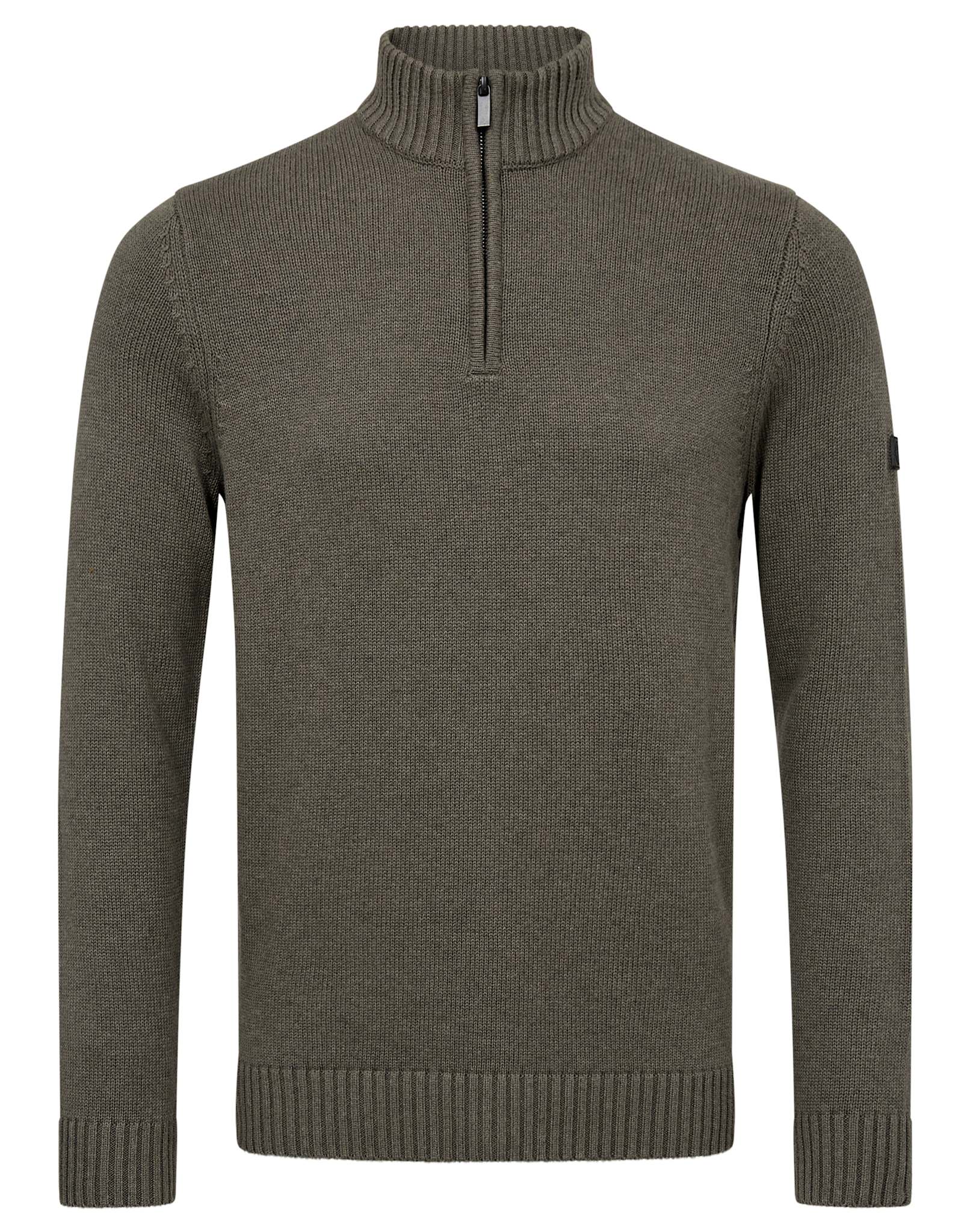 BS Cunha Regular Fit Knitwear - Olive