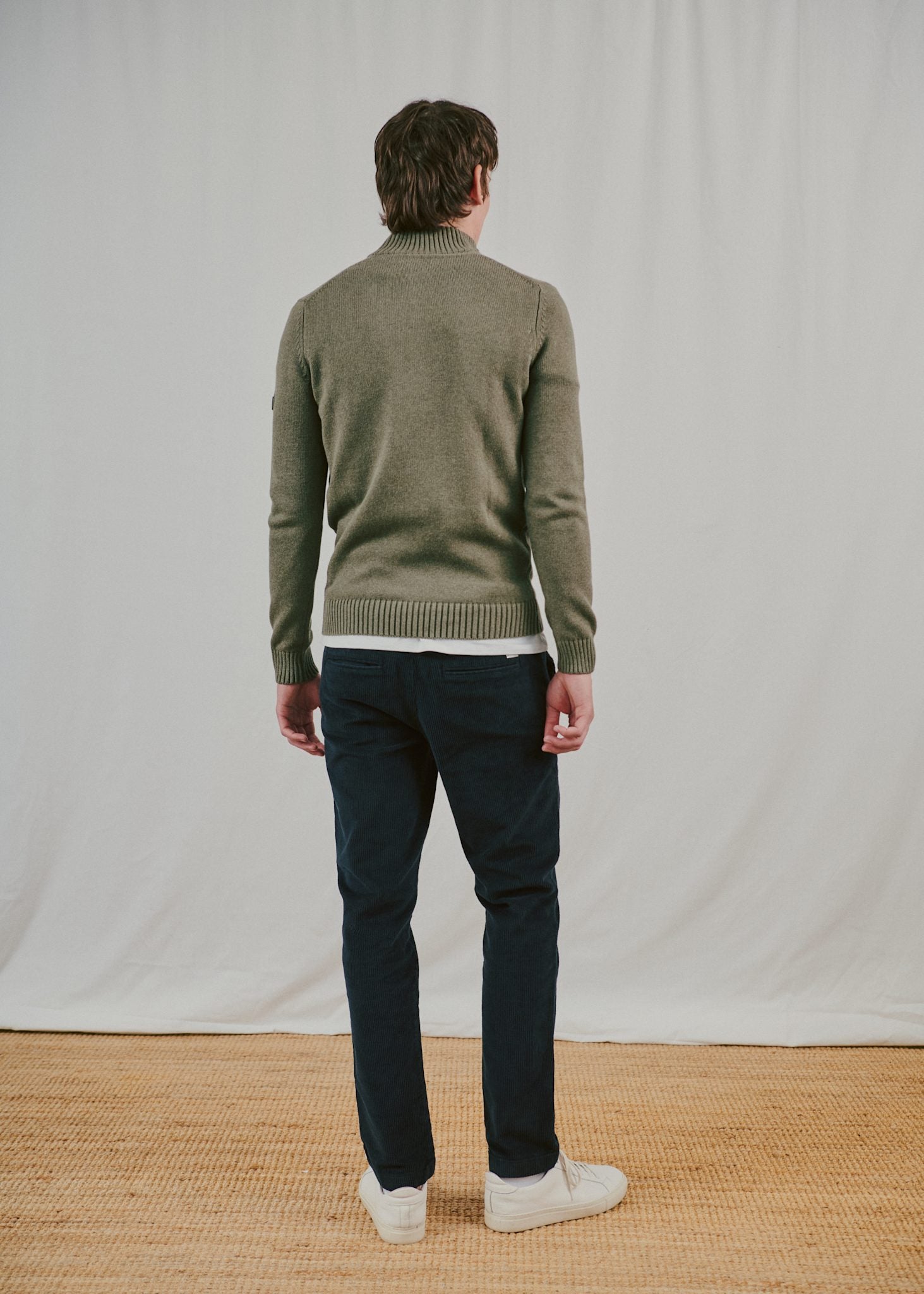 BS Cunha Regular Fit Knitwear - Olive