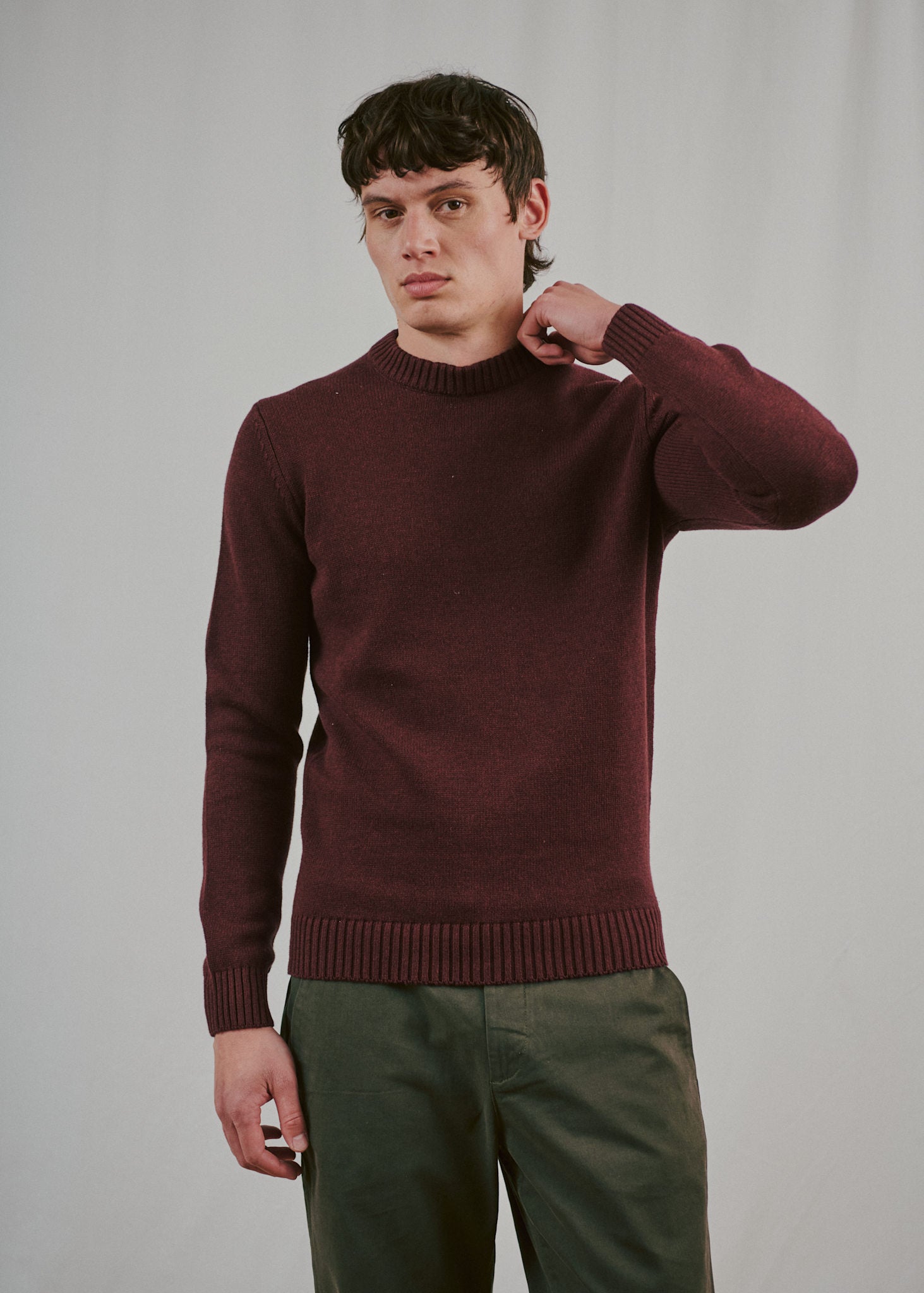 BS Rapa Regular Fit Knitwear - Bordeaux