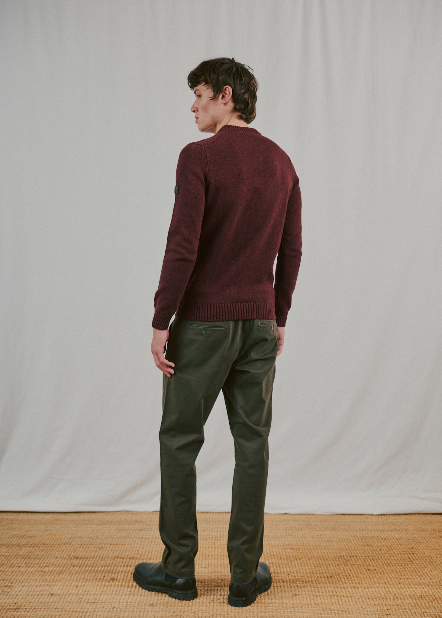 BS Rapa Regular Fit Knitwear - Bordeaux
